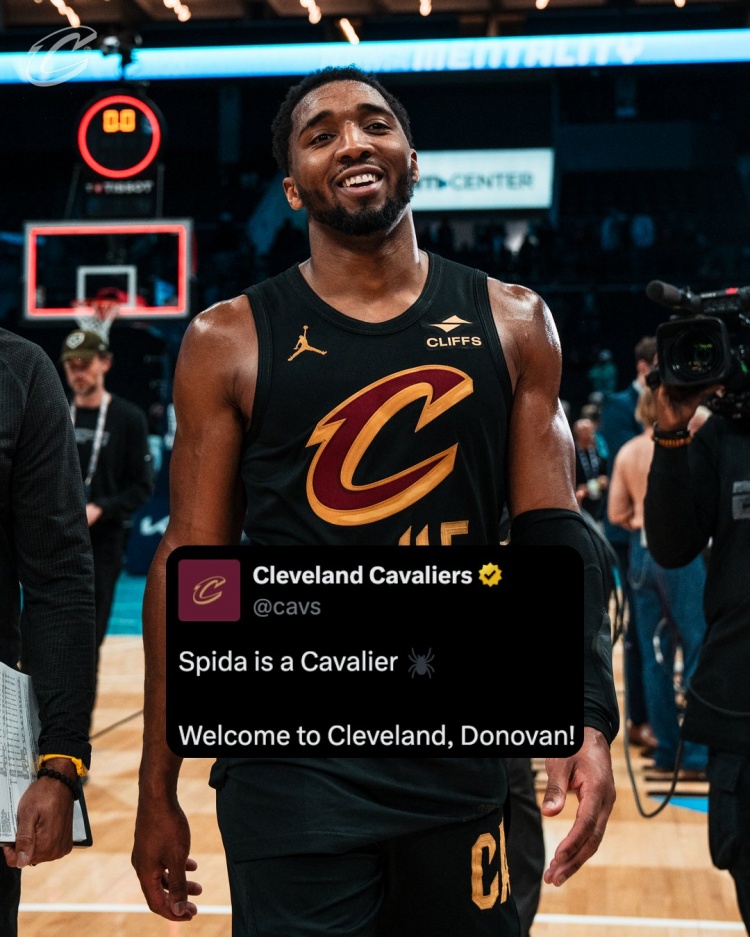 骑士官方晒图：“蜘蛛侠”米切尔成为一名骑士已经四年了